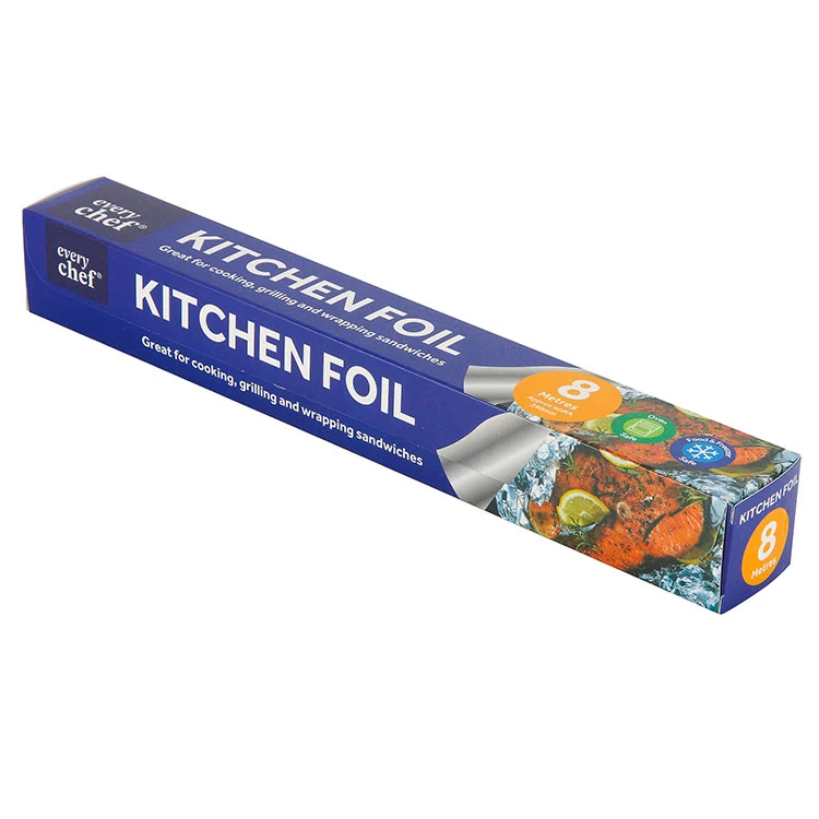 Papier d'aluminium de cuisson de cuisine au détail